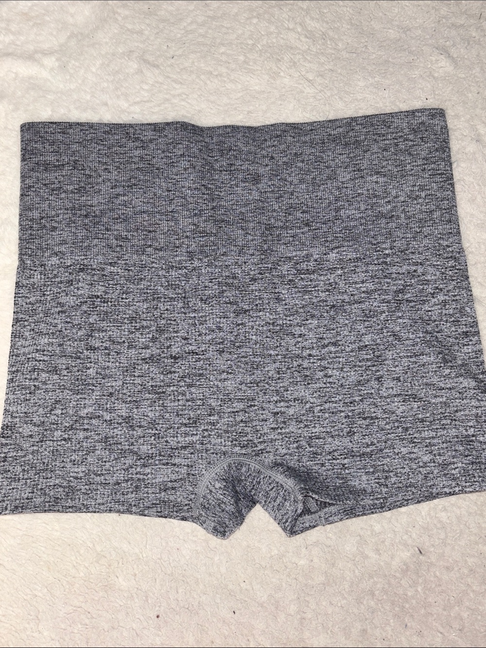 Colsie Grey High-Waist Seamless Bike Shorts
